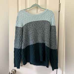 Cable knit sweater